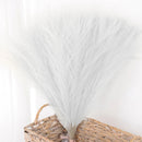 Set of artificial pampas grass bouquets for indoor decoration