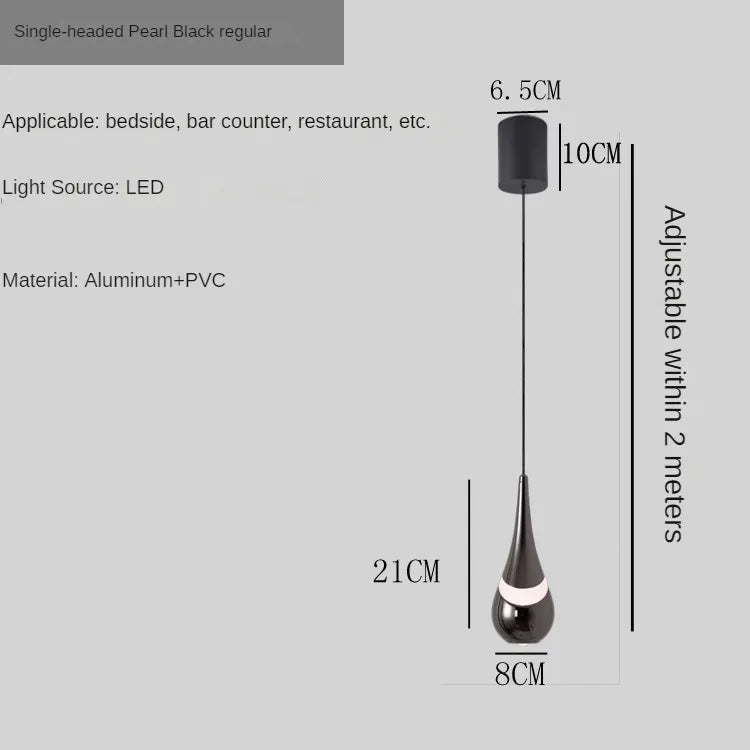 Minimalist pendant light for modern lighting and a warm atmosphere - vue 9 sur 10