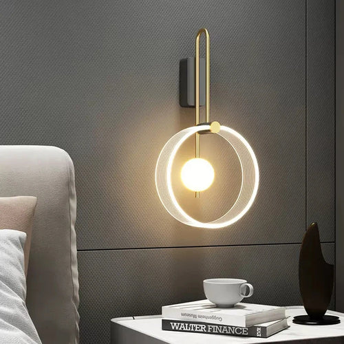 Minimalist nordic LED wall light for luxurious interiors - vue 2 sur 12