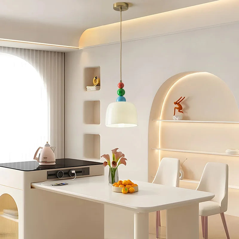 Creative glass chandelier for stylish Nordic decor - vue 5 sur 8