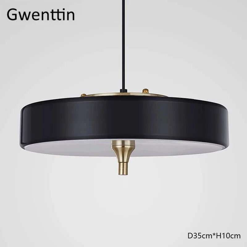 Nordic round pendant light LED for modern decor