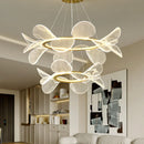 Modern acrylic flower LED chandelier luxury