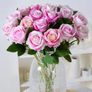Set of 100 artificial roses for wedding and party decoration