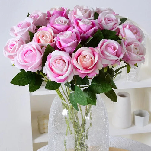 Set of 100 artificial roses for wedding and party decoration - vue 6 sur 18