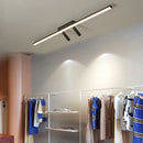 Modern LED chandelier with acrylic spotlights for indoor lighting