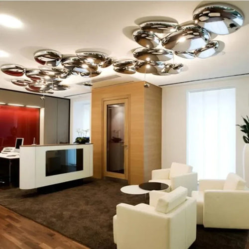 Modern simple design LED ceiling light decorative indoor fixture - vue 5 sur 8