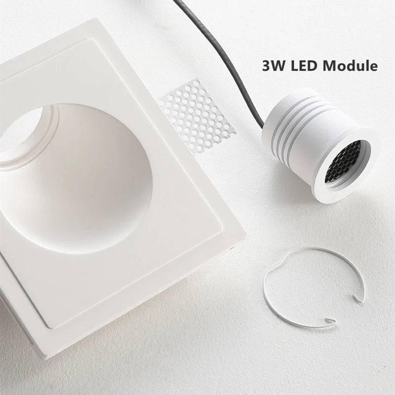 LED COB wall light module for indoor lighting - vue 4 sur 8
