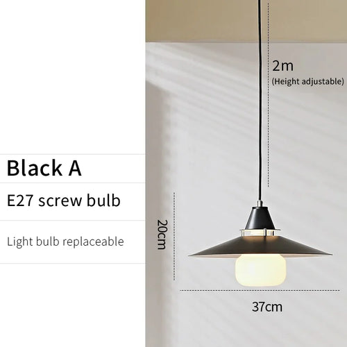 Original umbrella-shaped pendant light with colourful design for interior decoration - vue 13 sur 14