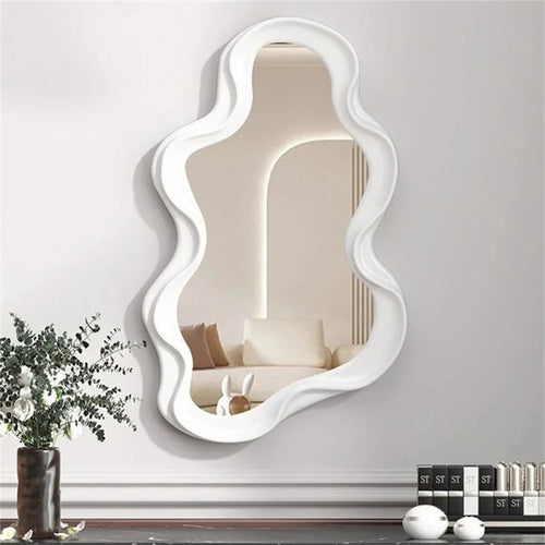 Vertical cloud mirror for office, dormitory, and bathroom decor - vue 12 sur 12