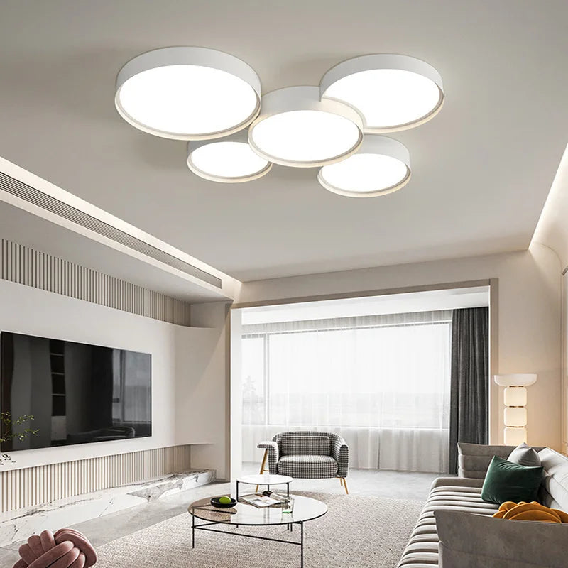 Modern LED ceiling light for an elegant and bright interior - vue 4 sur 11