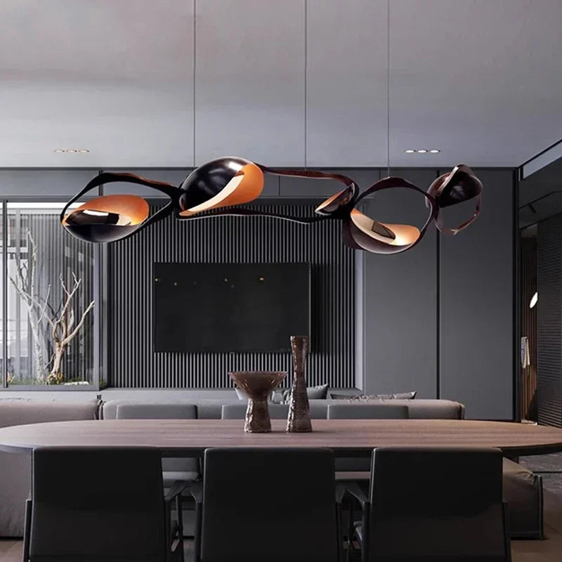 Nordic style LED pendant light for interior decoration - vue 3 sur 11