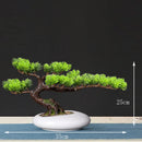 Artificial bonsai tree for indoor decoration and landscaping