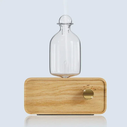 glass essential oil diffuser with professional nebulizer - vue 3 sur 7