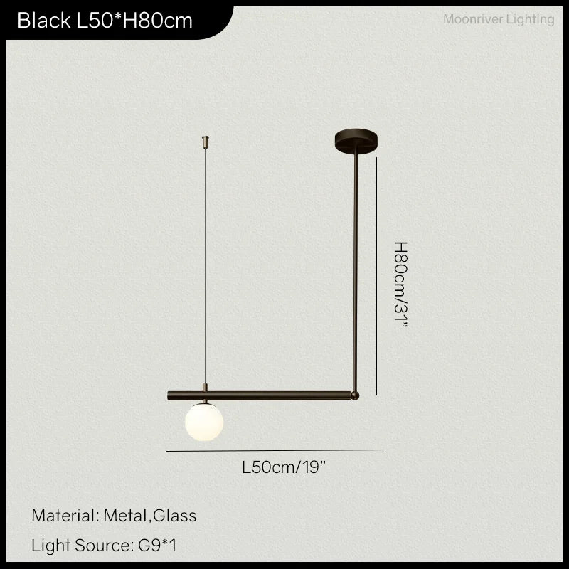 Lustre de salon minimaliste moderne