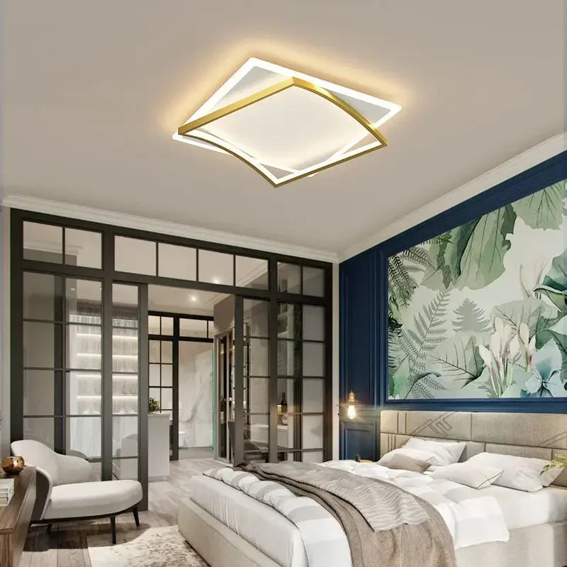 Modern LED ceiling light decorative indoor elegant design - vue 3 sur 24