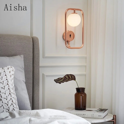Creative modern design wall light for indoor decoration - vue 4 sur 7