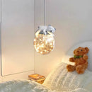Modern cute bear and bunny chandelier for children