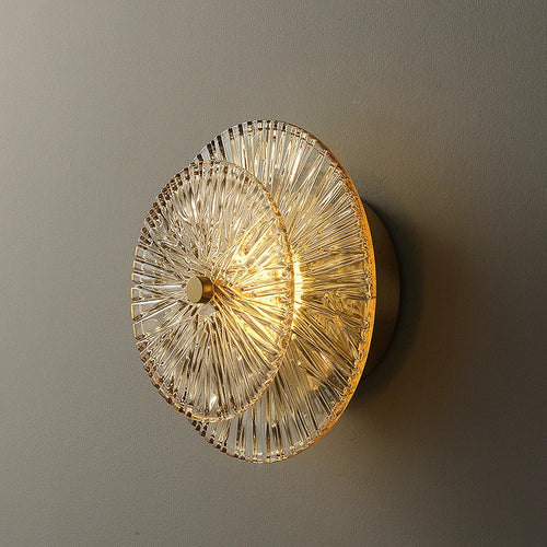 Post-modern glass wall light for interior decoration - vue 2 sur 8