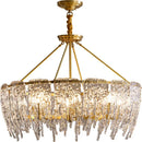 Modern design crystal LED chandelier for interior decoration