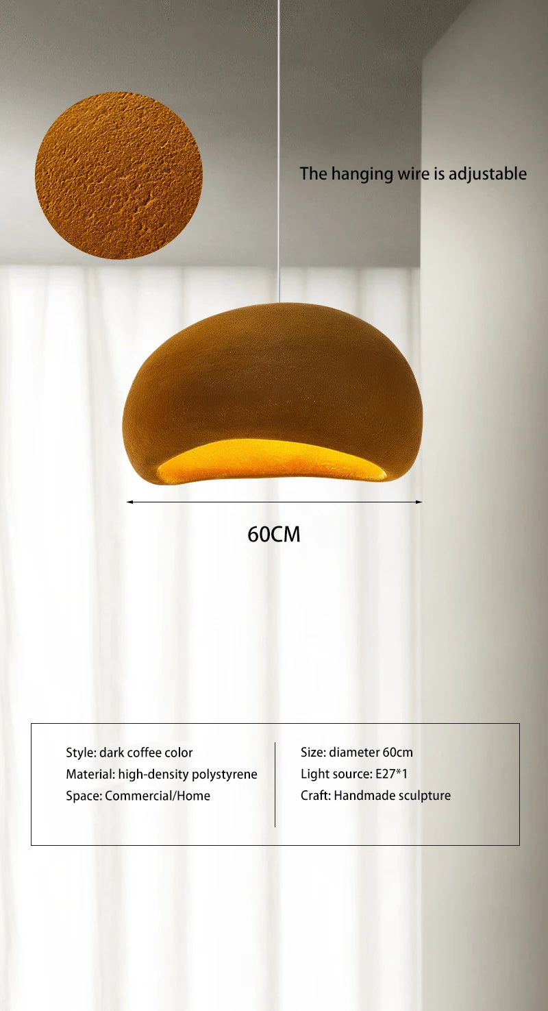 Suspension en polystyrène colorée aux formes arrondies design - vue 17 sur 18