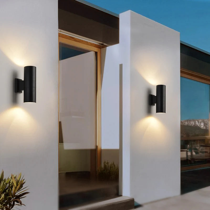 Outdoor wall light IP54 waterproof LED washer for garden, balcony, villa, doorway and pathway - 110V