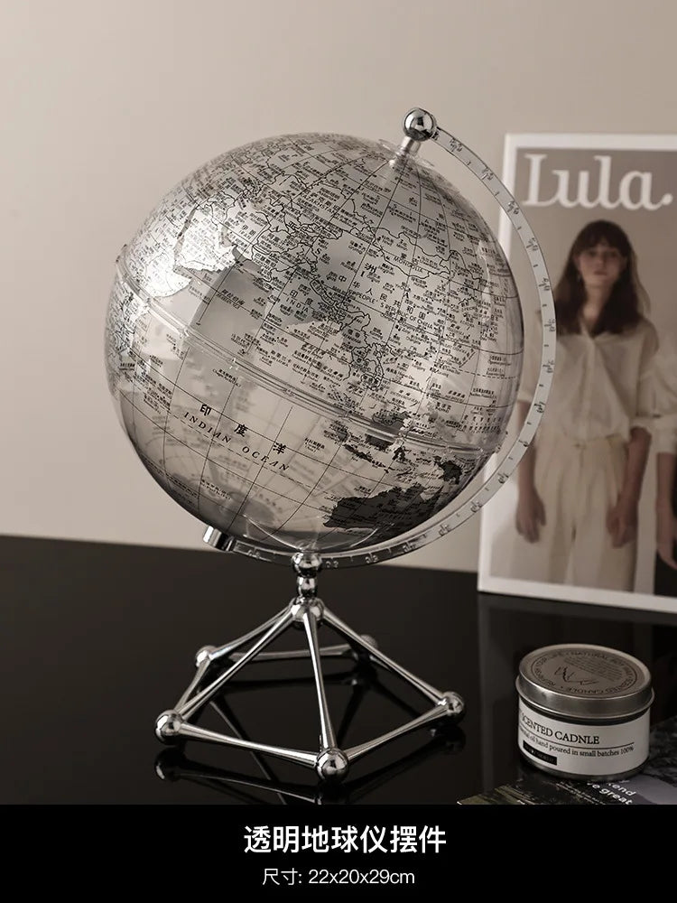 luminous globe decoration for modern educational learning - vue 8 sur 9