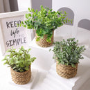 artificial plants decorative eucalyptus flowers in pot 17 cm