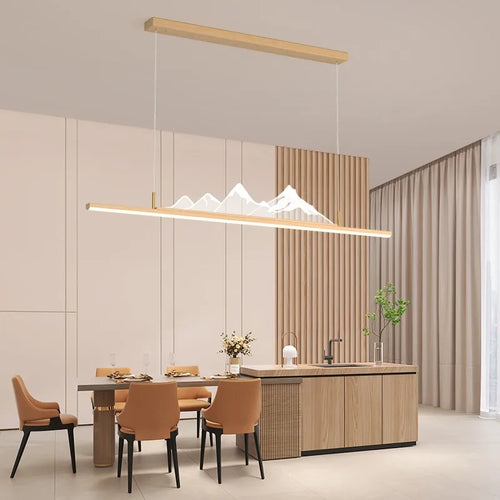 Modern LED pendant light for elegant interior decor - vue 5 sur 11