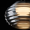 Modern glass pendant light for an elegant interior