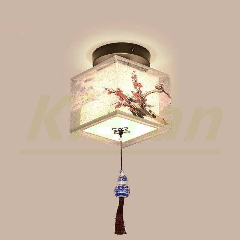 Modern lotus bird LED ceiling light for hotel decoration - vue 18 sur 30