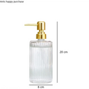 glass bottle for disinfectant lotion and soap dispenser