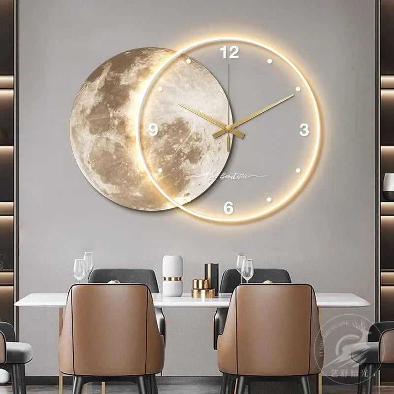 modern design wall clock for elegant interior decoration
