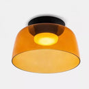 Nordic glass ceiling light with medieval design for bedroom, dining room or restaurant - modern decorative fixture