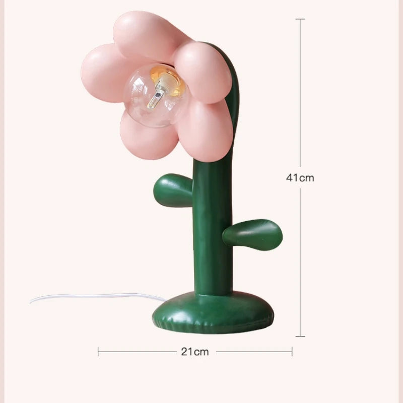 lampe à poser design en résine pour un éclairage chaleureux - vue 6 sur 8