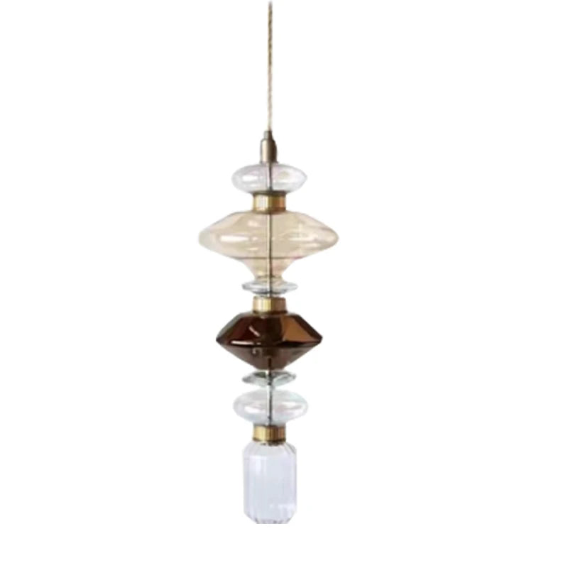 Italian designer glass pendant light for elegant interiors - vue 11 sur 12