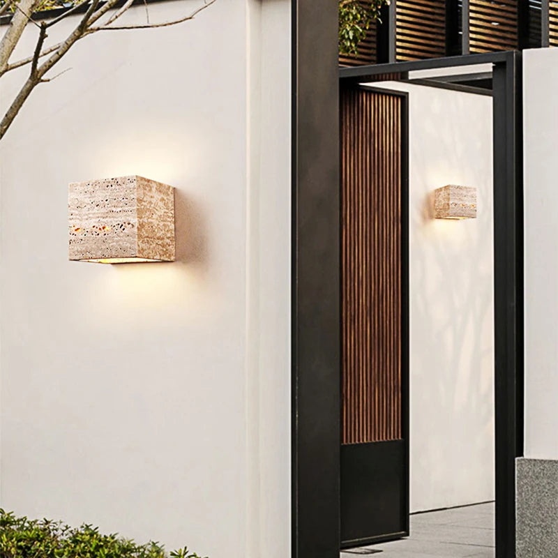Waterproof LED wall light Japanese style for outdoor villa