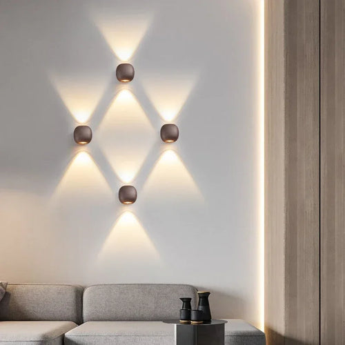 Modern waterproof dimmable wall light - vue 4 sur 8