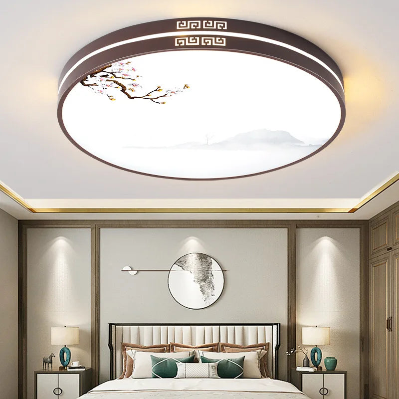 Modern rectangular LED ceiling chandelier for indoor lighting - vue 5 sur 14