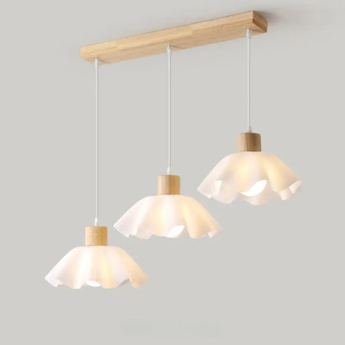 Nordic retro Japanese style decorative LED flower ceiling light 2023 - vue 4 sur 11