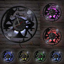 vinyl wall clock for nail and beauty salon