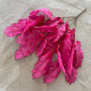Artificial silk leaves for floral decoration