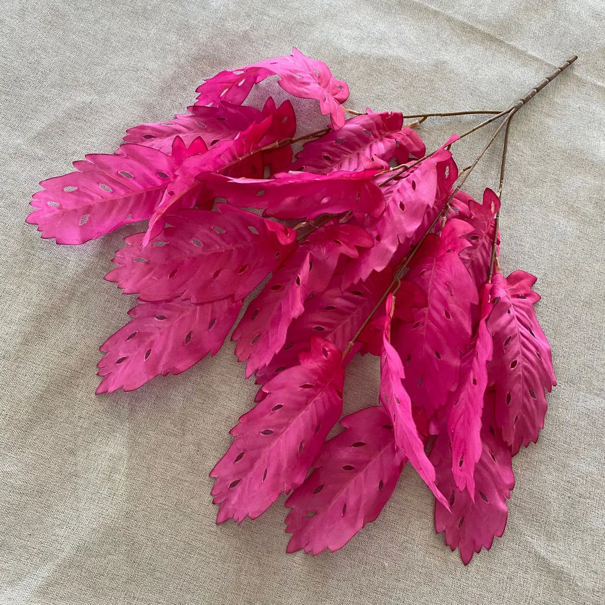 Artificial silk leaves for floral decoration - vue 7 sur 15