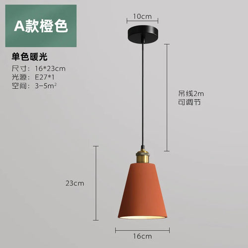 Industrial style LED pendant light - vue 12 sur 22