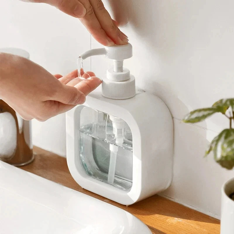 refillable soap dispenser for shower gel and portable lotion - vue 4 sur 7