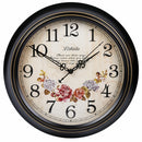 silent vintage wall clock classic metal design