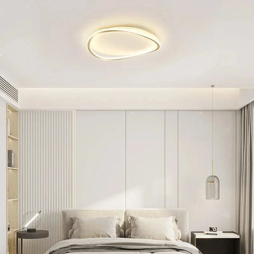 Modern nordic triangle ceiling light decorative indoor lighting - vue 4 sur 12