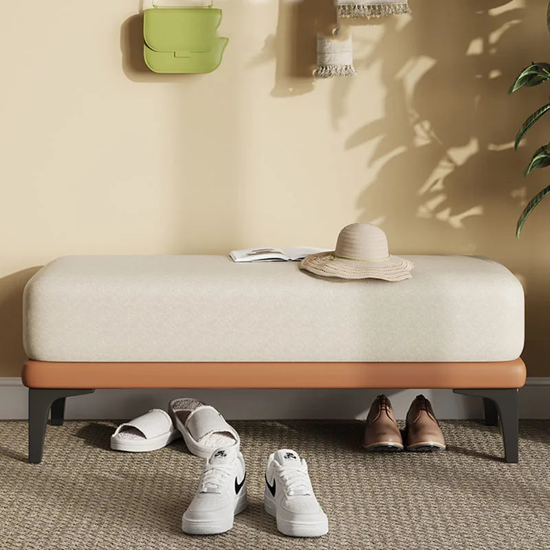 Nordic modern velvet stool unique and space-saving pouf - vue 3 sur 24