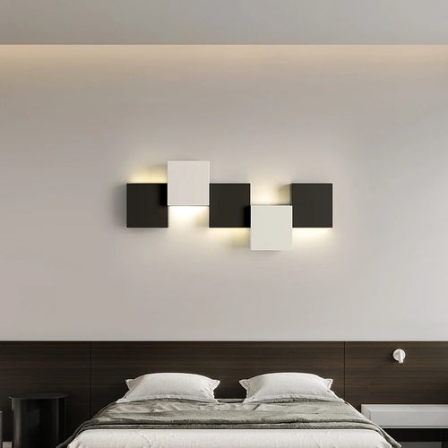 Modern minimalist luxury creative long strip wall light - vue 2 sur 9