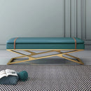 Nordic design bench for decoration and elegant storage