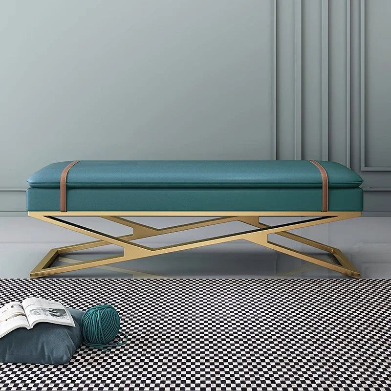 Nordic design bench for decoration and elegant storage - vue 3 sur 10